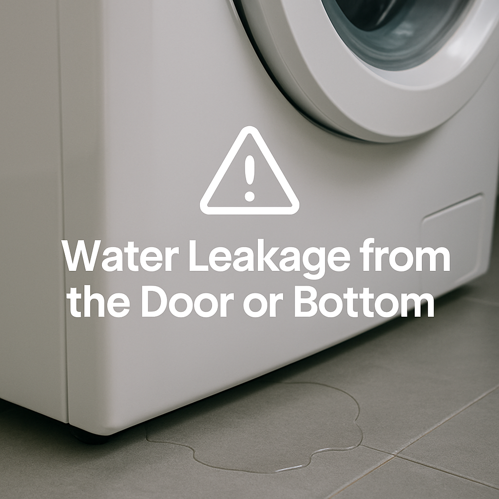 Water Leakage from the Door or Bottom